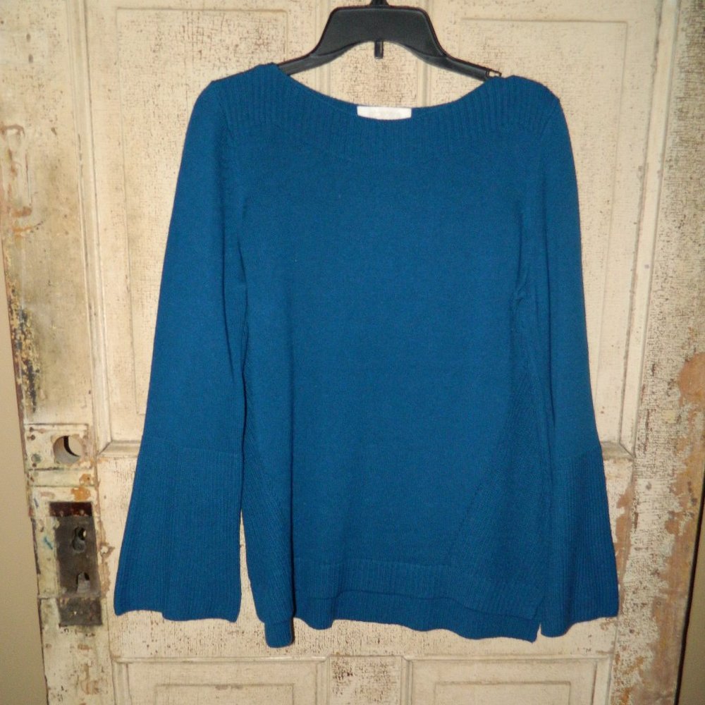 Etcetera Bell Sleeve Wool Blend Sweater Size L (JJ-29)